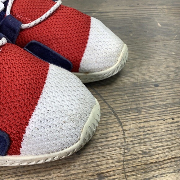 NICE Adidas Pharrell x Billionaire Boys Club Tennis Hu V2 \'Scarlet\' - Mens 9 main image 4